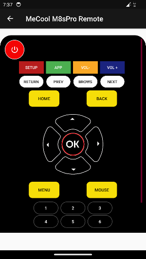 mecool m8s pro Remote Screenshot 2