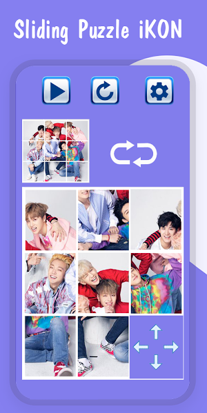 Sliding Puzzle iKON Challenge Screenshot 3
