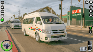Van Driving: Mini Bus Game Screenshot 0