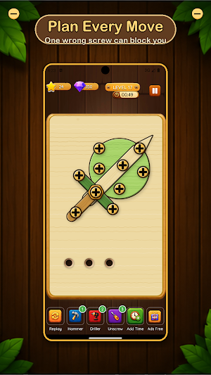 Screw Jam: Wood Puzzle Screenshot 2