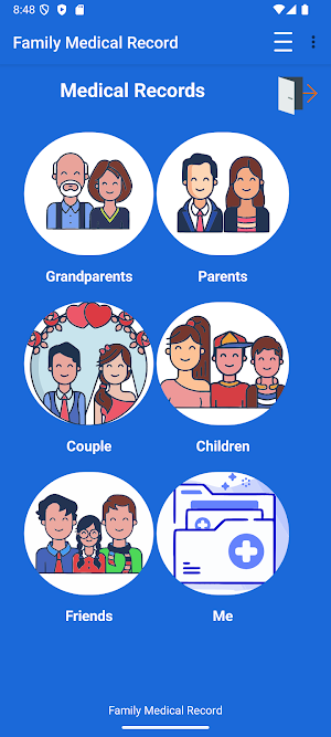 Family Medical Record Screenshot 0
