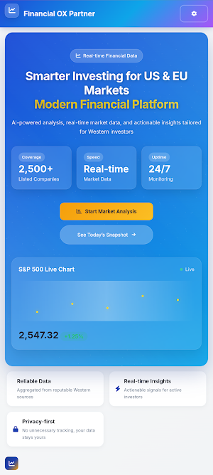 Financial OX Partner Screenshot 0