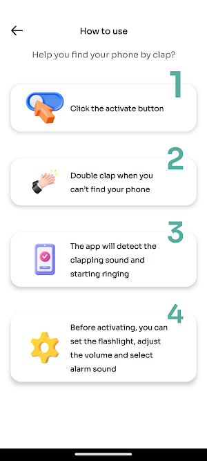 Find Phone By Clap & Voice Screenshot 2