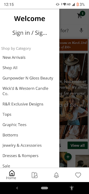 Racks and Roses Boutique Screenshot 1