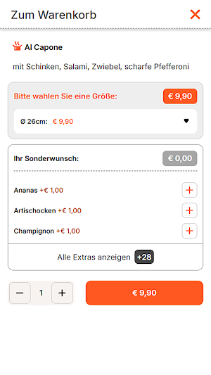 Pizza Mega Mödling Screenshot 3