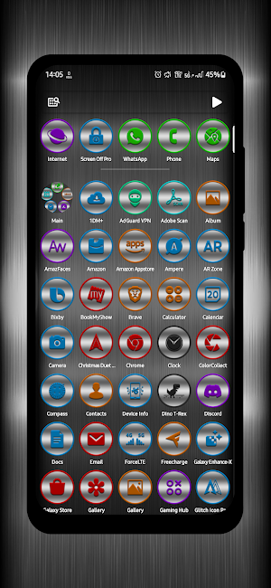 Steel Colors Icon Pack Screenshot 2
