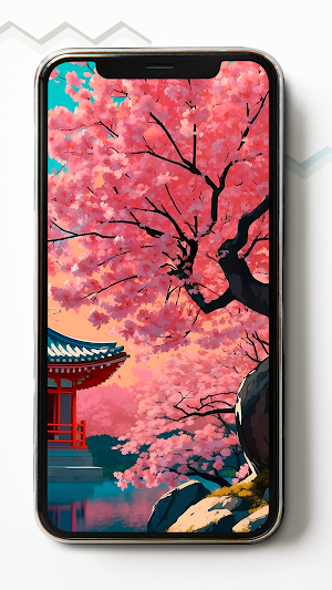 Sakura Flower HD Wallpapers Screenshot 1