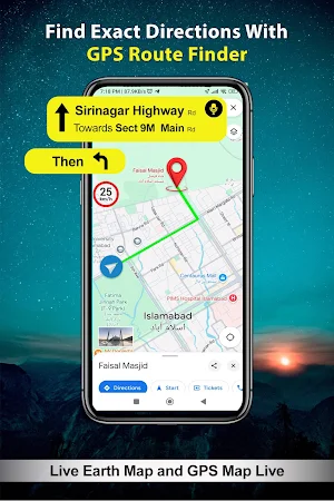 Live Earth Map & GPS Map Live Screenshot 0