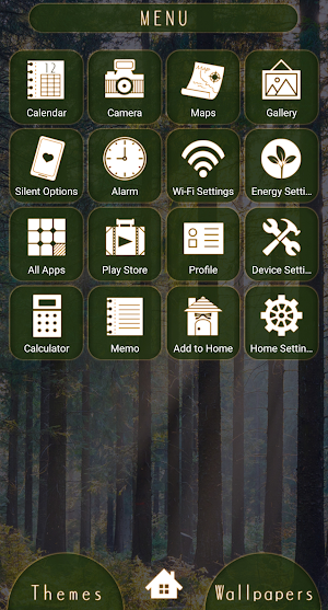 Forest Sunrise Theme +HOME Screenshot 1