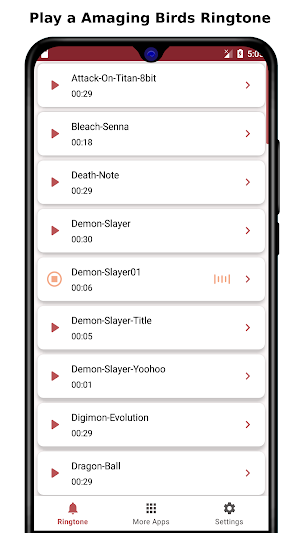 Anime Ringtones Screenshot 1