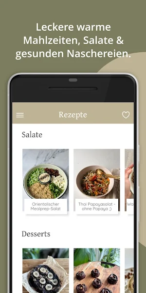 Nutrinise – gesunde Rezepte Screenshot 1