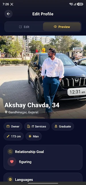 Buzzire: Face-Verified Dating Screenshot 2