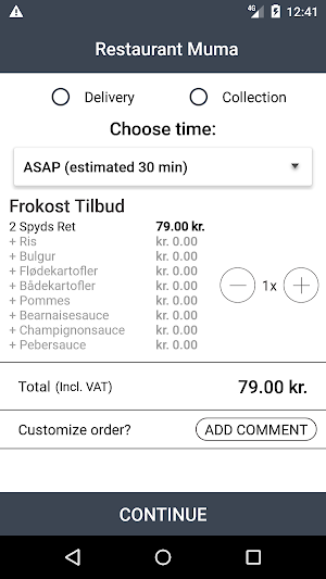 Restaurant Muma Screenshot 2