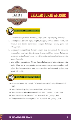 Al-Qur'an Hadis MI Klas 4 2020 Screenshot 2