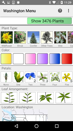 Washington Wildflower Search Screenshot 0