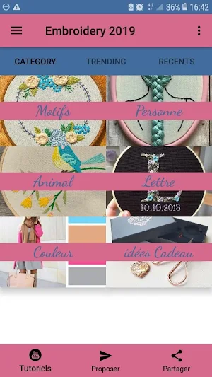 Broderie 2020 - Embroidery 2020 FREE & NEW Designs Screenshot 0