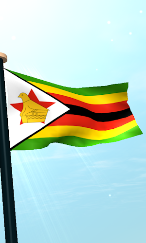 Zimbabwe Flag 3D Free Screenshot 3