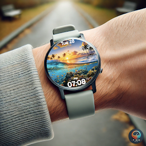 Palm Silhouette - watch face Screenshot 3