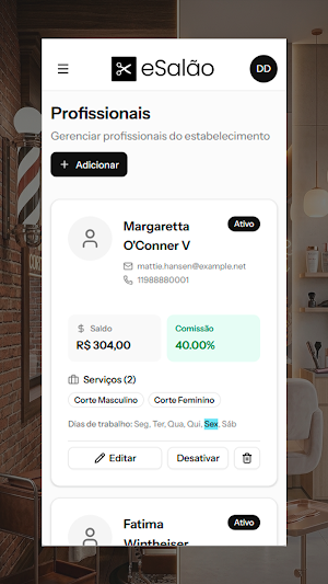 eSalão: Gerencie seu negócio Screenshot 1