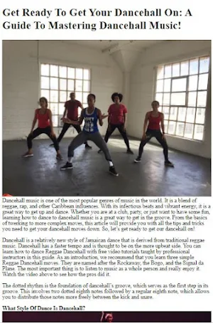 How to Dance Dancehall Screenshot 1