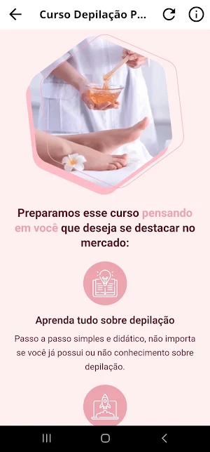 Curso Depilação Profissional Screenshot 3