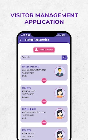 Visitor Management System Screenshot 0