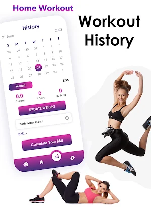 Home Workout ,Exercise Tracker Screenshot 3