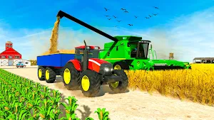 Crop Corn Field: Tractor Games Screenshot 0
