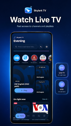 Skylark TV: IPTV Player Screenshot 3