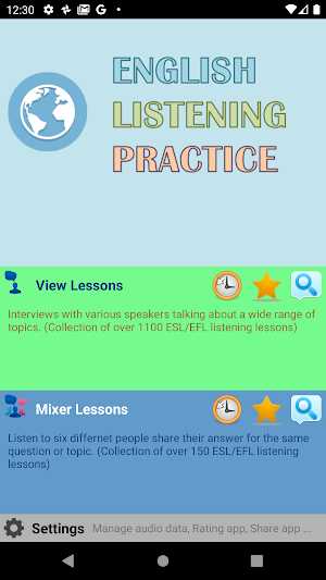 English Listening Practice Screenshot 0
