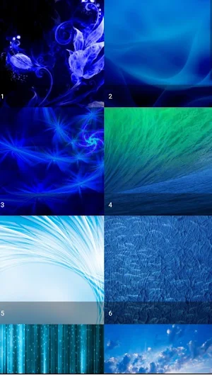 blue wallpaper Screenshot 0