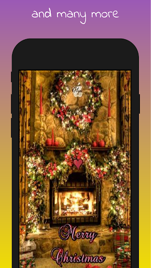 Christmas Fireplace Live Wall Screenshot 3