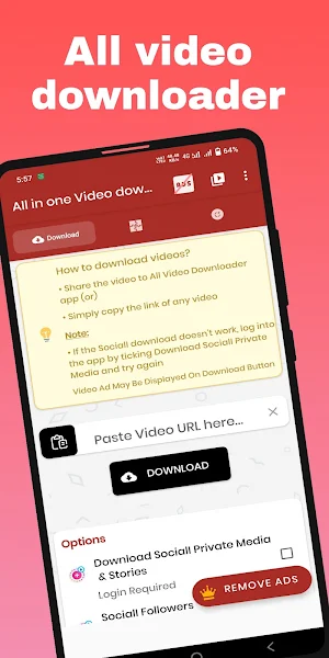 All video downloader Screenshot 0