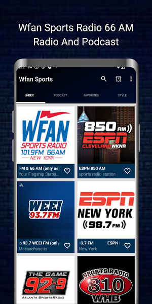 Wfan Sports Radio 66 AM Screenshot 1