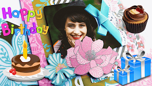 Birthday Photo Frame Editor Screenshot 0