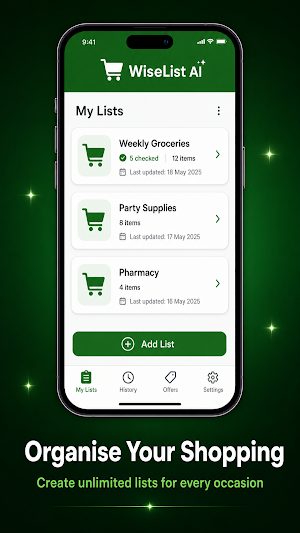 WiseList AI: Shop, Save, Eat Screenshot 0