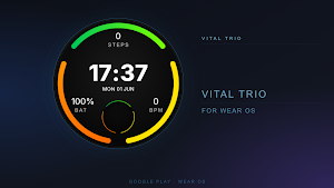 Vital Trio Watch Face Screenshot 0
