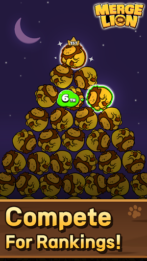 Merge Lion (watermelon game) Screenshot 3