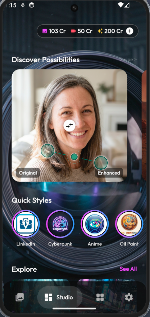 AI Studio: Image & Video Gen Screenshot 3