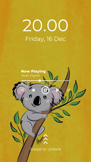 Kawaii Koala Wallpaper 4K Screenshot 0