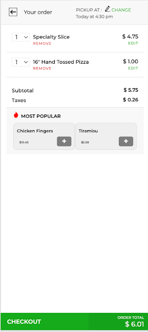 Napoli’s Pizzeria Screenshot 0