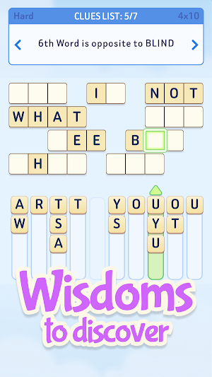 Words Cascade Cryptogram Game Screenshot 2