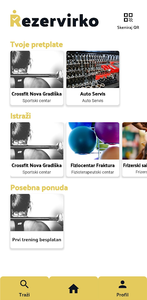 Rezervirko Screenshot 2