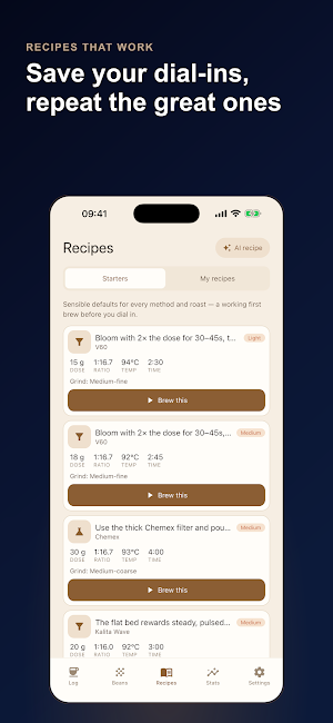 Coffee Journal: Brew Log Screenshot 1