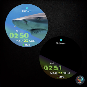 Shark Fin - watch face Screenshot 2
