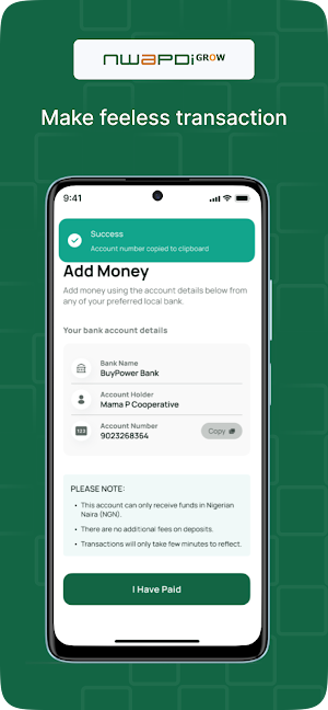 NwapdiGrow App Screenshot 1