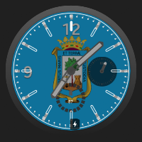 Esfera bandera de Huelva