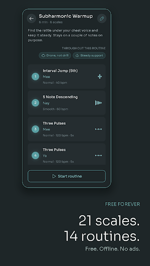 Scalita: Real Piano Warmups Screenshot 1