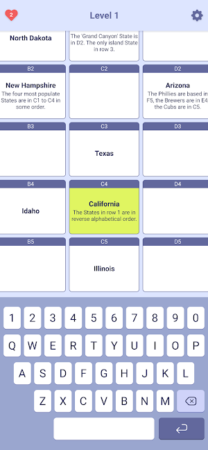 Square Logic: Word Riddle Game Screenshot 1