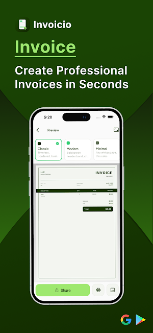 Invoicio: Instant Invoices Screenshot 0